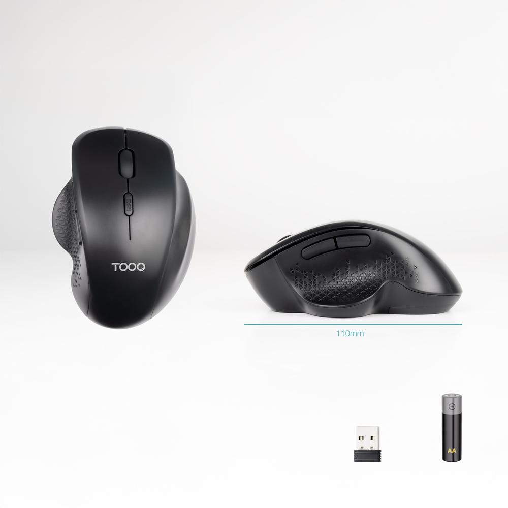 Raton inalambrico tooq tqmwg - 1105 - b negro | Tooq - Imagen 2