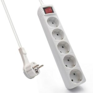 Regleta ewent 5 tomas shucko interruptor | Ewent | Linkxa Telecom