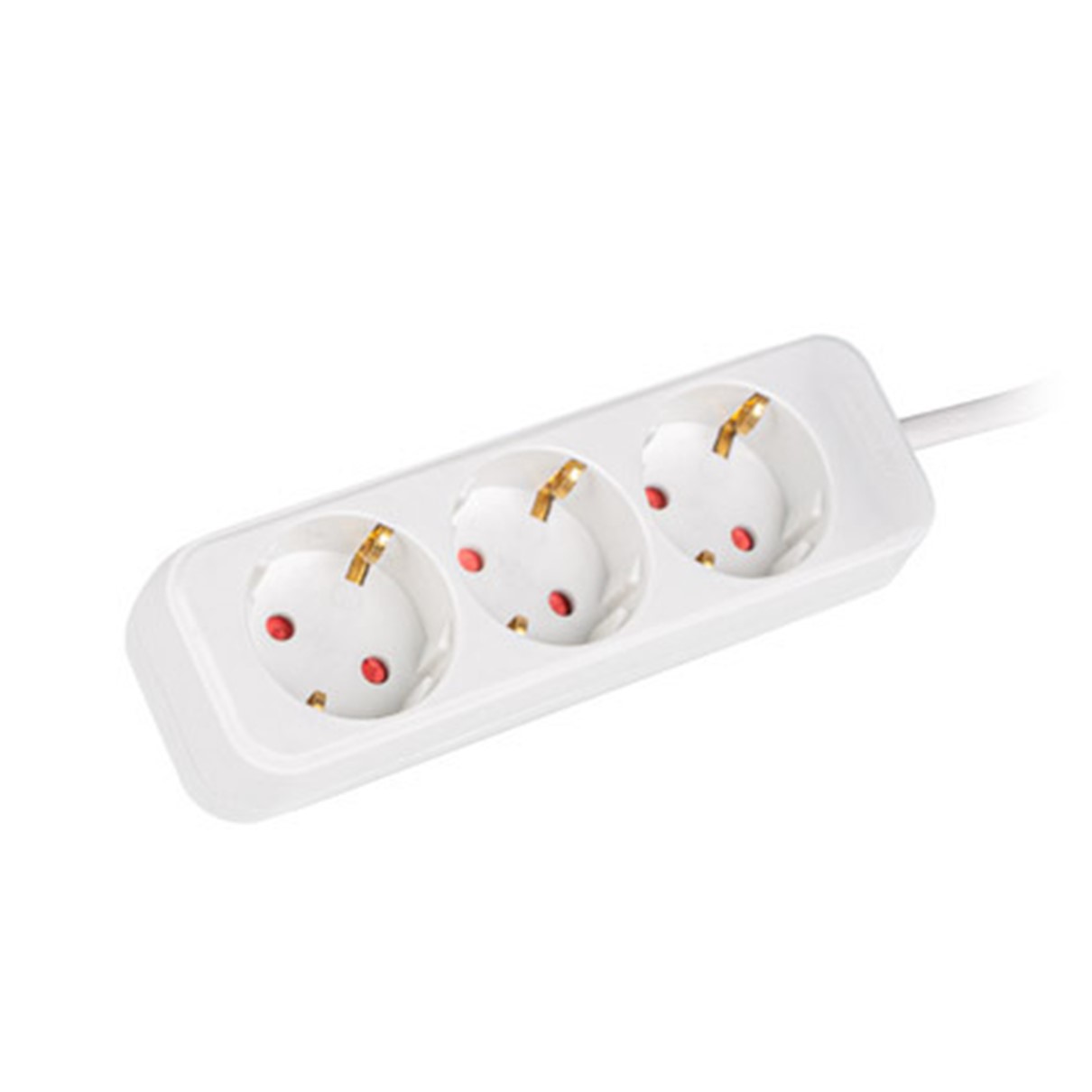 Regleta lanberg 3 tomas schuko blanca | Lanberg | Linkxa Telecom