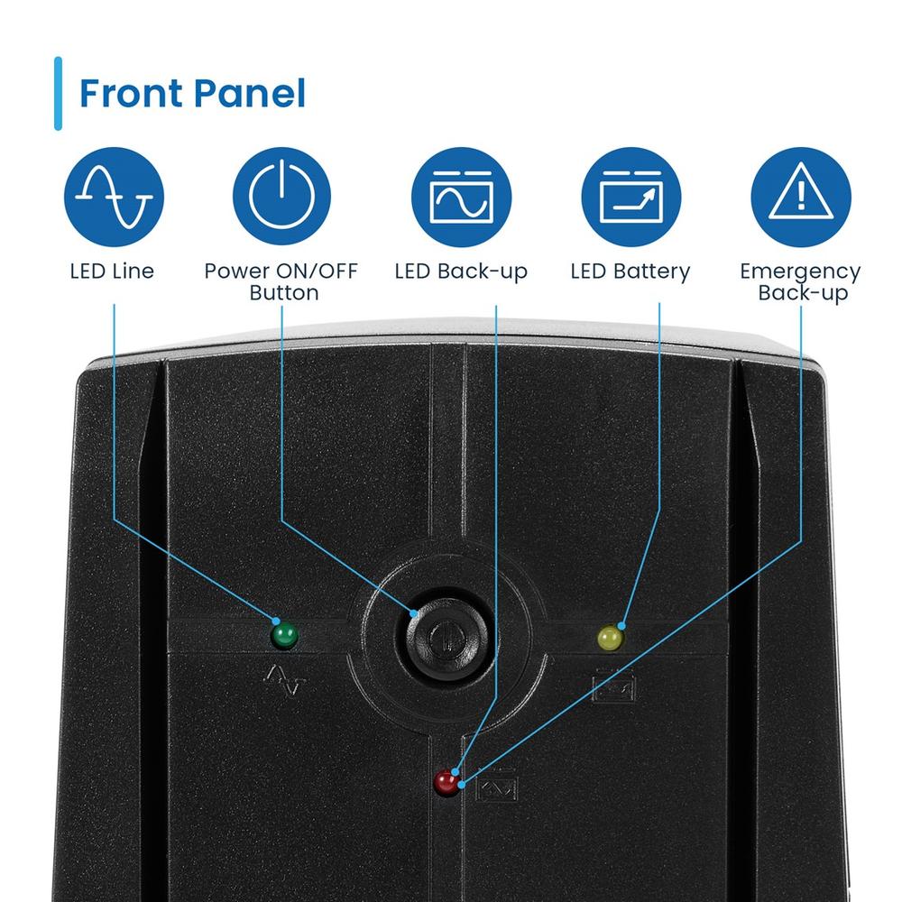 Sai ewent ew3995 780va - 390w avr | Ewent - Imagen 2