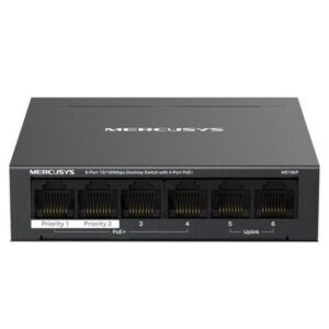 Switch mercusys ms106p 6 puertos | Mercusys | Linkxa Telecom