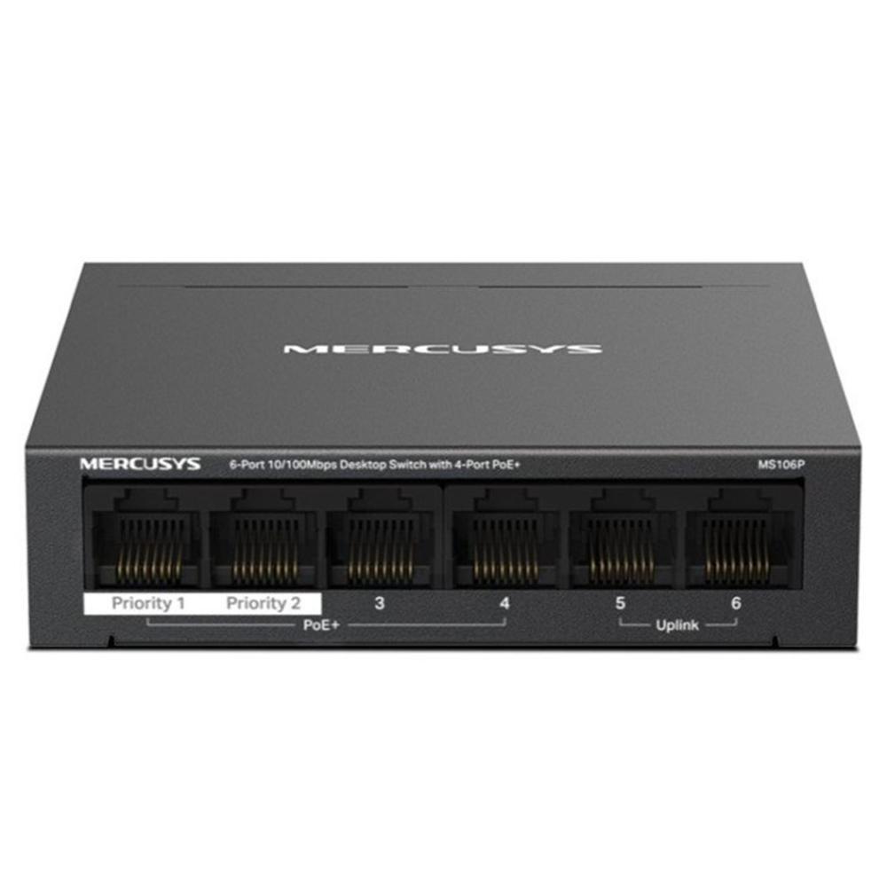Switch mercusys ms106p 6 puertos | Mercusys | Linkxa Telecom