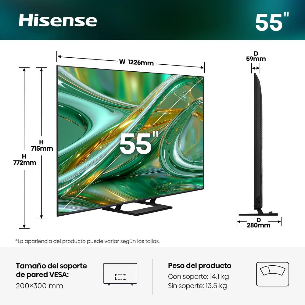 Tv hisense 55 pulgadas mini led 4k | Hisense - Imagen 2